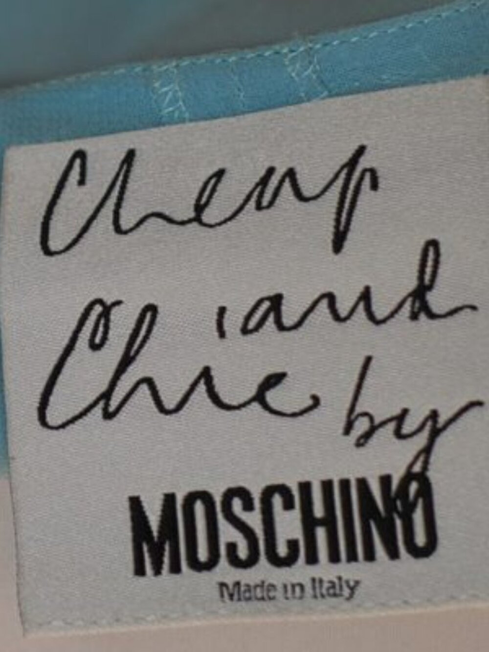 Moschino Cheap & Chic Layered Blue Midi Skirt - Italy - Picture 4 of 5